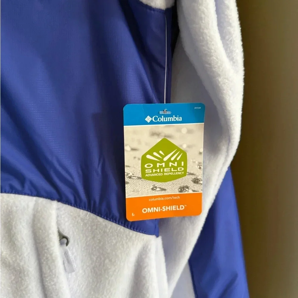 Columbia Omni-Shield Blue and White Jacket - Picture 4 of 10